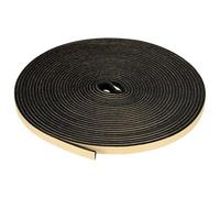 PATIKIL Foam Insulation Tape, 10mm W x 3mm t x 10 Meter Self Adhesive Weather Stripping Door Seal Strip for Door Window Air Conditioning, Black