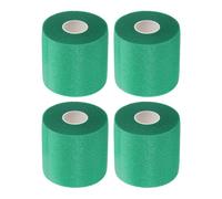 PATIKIL Foam Pre Wrap Athletic Tape 2.75 Inch x 30 Yards, 4 Rolls Non-Adhesive Prewrap Headbands for Hair Soccer Sport Wrists Elbows Knees Ankles, Dark Green