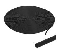 PATIKIL Foam Rubber Weather Seal Strip, 0.1" 30Ft EPDM Rubber Weather Stripping for Sealing Gaps Joints Crack Filling DIY Gasket, Black