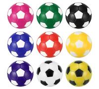 PATIKIL Foosball Table Balls 36mm, 9Pcs Table Soccer Game Replacement for Home Room Foosball Tabletop Game, 9 Colors 1 Set