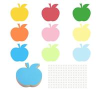 PATIKIL Fruit Cutouts, 144 Pack Paper Fruits, Colorful Fruit Cutout for Classroom Decoration DIY Craft Project, Assorted Color