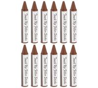 PATIKIL Furniture Markers Touch Up, 12 Pcs Wax Wood Filler Sticks Furniture Repair Crayons for Scratches, Wood Floor, Holes, Tables, Cherry