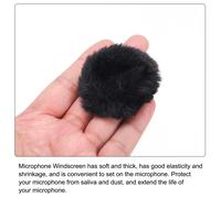 PATIKIL Furry Microphone Windscreen 25mm x 56mm Mic Cover Windshield f