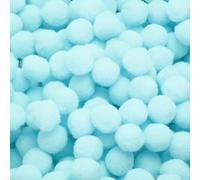 PATIKIL Fuzzy Pom Poms Balls, 500 Pcs Mini Pompoms for Crafts Jewelry Making Accessories Clothing for Arts DIY Craft Making Decorations Pet, Water Lake Blue