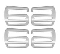 PATIKIL G Hook Webbing Slide Buckles 38mm, 2 Pair Metal G Hooks Webbing Buckles Clips Adjustable Buckle for Backpack Luggage Straps Webbing Outdoor Belt Hardware, Silver