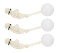 PATIKIL G1/4" Float Valve, 3Pcs Plastic Water Tank Float Ball Valve with Adjustable Arm for Livestock Water Trough Aquaculture Hydroponic Reservoir