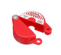 PATIKIL Gate Valve Lockout, Gate Valve Lockout Device Outdoor Faucet Water Spigot Lock for 1" to 2-1/2" Diameter Valve Handles Faucet Knob Spigot Propane Tank Style 1, Red