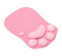 PATIKIL Gel Mouse Pad with Wrist Rest, Ergonomic Mouse Pad Cat's Paw Comfortable Memory Foam Non-Slip Base Soft for Computer Laptop Office, Pink