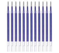 PATIKIL Gel Pen Refills, 12 Pcs 0.8mm Medium Point Glitter Coloring Gel Ink Pen Replace Refills for Retractable Click Pens Writing Drawing Doodling Office Study Classroom Supplies, Blue