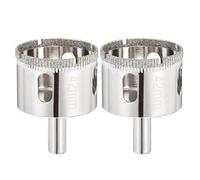 PATIKIL Glass Diamond Hole Saw 1-21/32" 42mm Hollow Core Drill Bits 2pcs