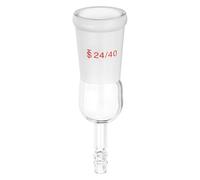 PATIKIL Glass Distillation Adapter, 1 Pcs 24/40 Borosilicate Glass Inner Joint Part for Laboratory Distillation Equipment Supply, 9mm / 0.35"