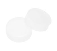 PATIKIL Glass Table Top Anti Slip Pads, 10Pcs 15mm Dia x 5mm Thick Clear Glasses Tables Silicone Bumper Pad for Photo Frame Furniture Kitchen Cabinets DIY Home Craft, White