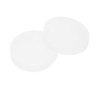 PATIKIL Glass Table Top Anti Slip Pads, 10Pcs 20mm Dia x 5mm Thick Clear Glasses Tables Silicone Bumper Pad for Photo Frame Furniture Kitchen Cabinets DIY Home Craft, White
