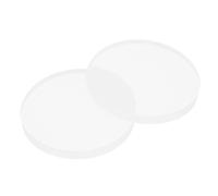 PATIKIL Glass Table Top Anti Slip Pads, 10Pcs 25mm Dia x 3mm Thick Clear Glasses Tables Silicone Bumper Pad for Photo Frame Furniture Kitchen Cabinets DIY Home Craft, White