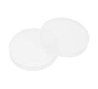 PATIKIL Glass Table Top Anti Slip Pads, 10Pcs 30mm Dia x 5mm Thick Clear Glasses Tables Silicone Bumper Pad for Photo Frame Furniture Kitchen Cabinets DIY Home Craft, White
