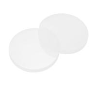 PATIKIL Glass Table Top Anti Slip Pads, 10Pcs 40mm Dia x 5mm Thick Clear Glasses Tables Silicone Bumper Pad for Photo Frame Furniture Kitchen Cabinets DIY Home Craft, White