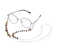 PATIKIL Glasses Chain Lanyard for Sunglasses, Tiger Eye Stone Glasses Chain Strap Adjustable Eyeglasses Holder Strap Around Neck for Women Sunglasses