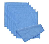 PATIKIL Glasses Cleaning Cloth 15x15cm, 6 Pcs Microfiber Eyeglasses Cleaner Cloths Soft Absorbent Rags for Camera Len Eyeglass Screens Phones Smart Devices, Blue