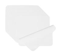 PATIKIL Glasses Cleaning Cloth 6.9" x 5.7", 12 Pcs Microfiber Eyeglasses Cleaner Cloths Soft Suede Wipe Screen for Camera Len Eyeglass Screens Phones Smart Devices, White