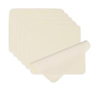 PATIKIL Glasses Cleaning Cloth 6.9" x 5.7", 6 Pcs Microfiber Eyeglasses Cleaner Cloths Soft Suede Wipe Screen for Camera Len Eyeglass Screens Phones Smart Devices, Beige