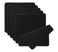 PATIKIL Glasses Cleaning Cloth 7.9" x 7.9", 6 Pcs Microfiber Eyeglasses Cleaner Cloths Soft Suede Wipe Screen for Camera Len Eyeglass Screens Phones Smart Devices, Black