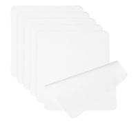 PATIKIL Glasses Cleaning Cloth 7.9" x 7.9", 6 Pcs Microfiber Eyeglasses Cleaner Cloths Soft Suede Wipe Screen for Camera Len Eyeglass Screens Phones Smart Devices, White