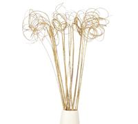 PATIKIL Glitter Curly Branch, 30 Pcs Natural Dried Willow Branches Twigs Christmas Tree Picks Stem Ornaments for Home Kitchen Wedding DIY Crafts Wreath Vases Decor Gift, Gold