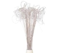 PATIKIL Glitter Curly Branch, 60 Pcs Natural Dried Willow Branches Twigs Christmas Tree Picks Stem Ornaments for Home Kitchen Wedding DIY Crafts Wreath Vases Decor Gift, White