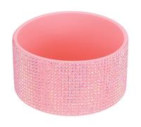 PATIKIL Glitter Silicone Boot, Diamond Water Bottle Protective Boot Shining Anti Slip Cup Sleeve Accessories for Stanley Tumbler 20-40OZ with 2.9"-3" Bottom, Pink