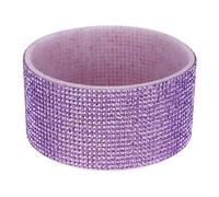 PATIKIL Glitter Silicone Boot, Diamond Water Bottle Protective Boot Shining Anti Slip Cup Sleeve Accessories for Stanley Tumbler 20-40OZ with 2.9"-3" Bottom, Purple