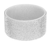 PATIKIL Glitter Silicone Boot, Diamond Water Bottle Protective Boot Shining Anti Slip Cup Sleeve Accessories for Stanley Tumbler 20-40OZ with 2.9"-3" Bottom, Silver