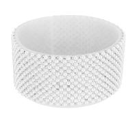 PATIKIL Glitter Silicone Boot, Diamond Water Bottle Protective Boot Shining Anti Slip Cup Sleeve Accessories for Stanley Tumbler 20-40OZ with 2.8" Bottom, White