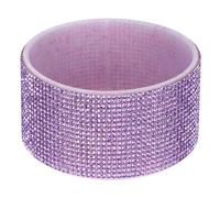 PATIKIL Glitter Silicone Boot, Diamond Water Bottle Protective Boot Shining Anti Slip Cup Sleeve Accessories for Stanley Tumbler 20-40OZ with 2.8" Bottom, Purple