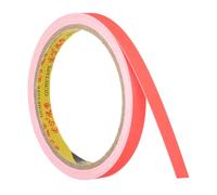 PATIKIL Glow in the Dark Tape 10mm x 5 meters, 1 Roll Fluorescent Adhesive Tape Luminous Reflective Tape Black Light Glow Tape for Party, Orange Red
