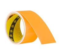 PATIKIL Glow in the Dark Tape 50mm x 3 meters, 1 Roll Fluorescent Adhesive Tape Luminous Reflective Tape Black Light Glow Tape for Party, Orange Yellow