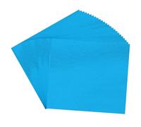 PATIKIL Gold Leaf Sheets for Art 8.5x9.5cm, 100 Pcs Gold Foil Sheet Metallic Leaf Papers for DIY Crafts Resin Furniture Nails Paintings Home Decoration, Sky Blue