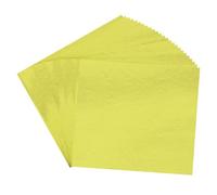 PATIKIL Gold Leaf Sheets for Art 8.5x9.5cm, 100 Pcs Gold Foil Sheet Metallic Leaf Papers for DIY Crafts Resin Furniture Nails Paintings Home Decoration, Yellow