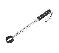 PATIKIL Golf Ball Retriever Telescopic, 9 Ft Stainless Steel Head Ball Grabber with Lanyard for Water Golf Ball Picker Tool Golf Accessories, Black