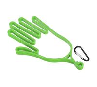 PATIKIL Golf Gloves Stretcher, Plastic Keeper Support Rack Holder Dryer Hanger Frame with Hanging Hooks for Sports Gloves Maintenance, Green
