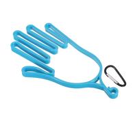 PATIKIL Golf Gloves Stretcher, Plastic Keeper Support Rack Holder Dryer Hanger Frame with Hanging Hooks for Sports Gloves Maintenance, Blue