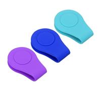 PATIKIL Golf Hat Clip, 3 Pack Silicone Cap Clamp with Magnetic Removable Ball Marker Holder for Golfer Women Men, Assorted Color