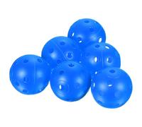 PATIKIL Golf Practice Balls, 8 Pack 42mm Limited Flight Plastic Golf Training Balls Hollow Air Flow Golf Balls for Driving Range Swing Practice Pet Play, Light Blue