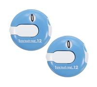 PATIKIL Golf Score Counter, 2 Pack Mini Golf Shot Stroke Attachment Counter Clicker Clip for Golfers Glove Bag, Blue White