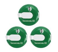 PATIKIL Golf Score Counter, 3 Pack Mini Golf Shot Stroke Attachment Counter Clicker Clip for Golfers Glove Bag Hat, Green White
