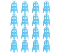 PATIKIL Golf Simulator Tees, 16 Pack Plastic Golf Tees Mat Practice Training for Outdoor Indoor Winter Turf Driving Range, Blue