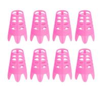 PATIKIL Golf Simulator Tees, 8 Pack Plastic Golf Tees Mat Practice Training for Outdoor Indoor Winter Turf Driving Range, Red
