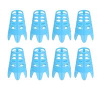 PATIKIL Golf Simulator Tees, 8 Pack Plastic Golf Tees Mat Practice Training for Outdoor Indoor Winter Turf Driving Range, Blue