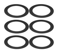 PATIKIL Goof Rings Inner Diameter 2.99", Outer Diameter 4.72", 6 Pcs Metal Goof Rings Cover Recessed Light Trim for Ceiling Wall Fixtures Can Lighting Down Light LED, Matte Finish Black
