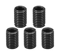 PATIKIL Grade 8.8 Carbon Steel Threaded Repair Insert Nut, 5pcs M8x1.25 Female to M10x1.5 Male Screw Sleeve Inserts Reducing Adapter Reducer 15mm