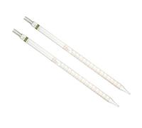 PATIKIL Graduated Dropper Pipettes 2 Pcs 15ml Reusable Borosilicate Glass Pipette for Transfer Liquid for Laboratory, Chemistry, Clear